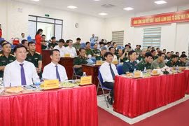 Quang cảnh Đại hội lần thứ nhất Hội Tướng lĩnh huyện Đức Thọ.