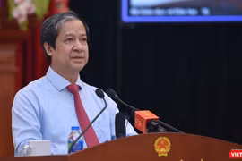 Bộ trưởng Nguyễn Kim Sơn phát biểu: Nếu không có đội ngũ nhà giáo giàu khát vọng thì chúng ta sẽ khó được lớp học sinh giàu khát vọng