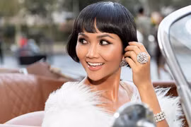 H'Hen Niê bất ngờ hóa biểu tượng sắc đẹp điện ảnh Mỹ những năm 1920.