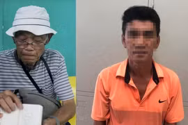Du khách Nhật (cụ Oki) bên trái ảnh và người lái xích lô đã "chặt chém" 2,9 triệu đồng một cuốc xích lô 5 phút 
