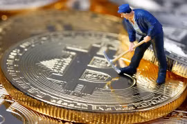 Đồng tiền ảo Bitcoin. Ảnh minh họa: AP