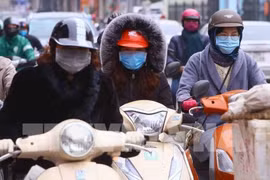 Hà Nội trời rét đậm, rét hại, nhiệt độ thấp nhất phổ biến 8-11 độ. Ảnh: TTKTTVTW