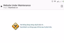 Hàng loạt báo điện tử không truy cập được vào trưa qua (23/9).