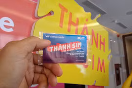 Thánh Sim là bộ hòa mạng lần đầu tiên được giới thiệu tại Việt Nam, cho phép người dùng thỏa thích truy cập mạng mà không cần lo nghĩ về dung lượng. Ảnh: VNM