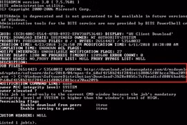 Minh họa Windows sử dụng BITS thông thường để thực hiện cập nhật.