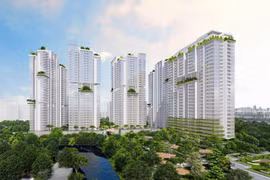 Phối cảnh dự án khu phức hợp của CapitaLand trên khu đất 8ha tại TP. Thủ Đức (Nguồn: CapitaLand)