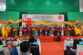 Lễ khánh thành và bàn giao Trường THCS Văn Lý tại Hà Nam của Trungnam Group