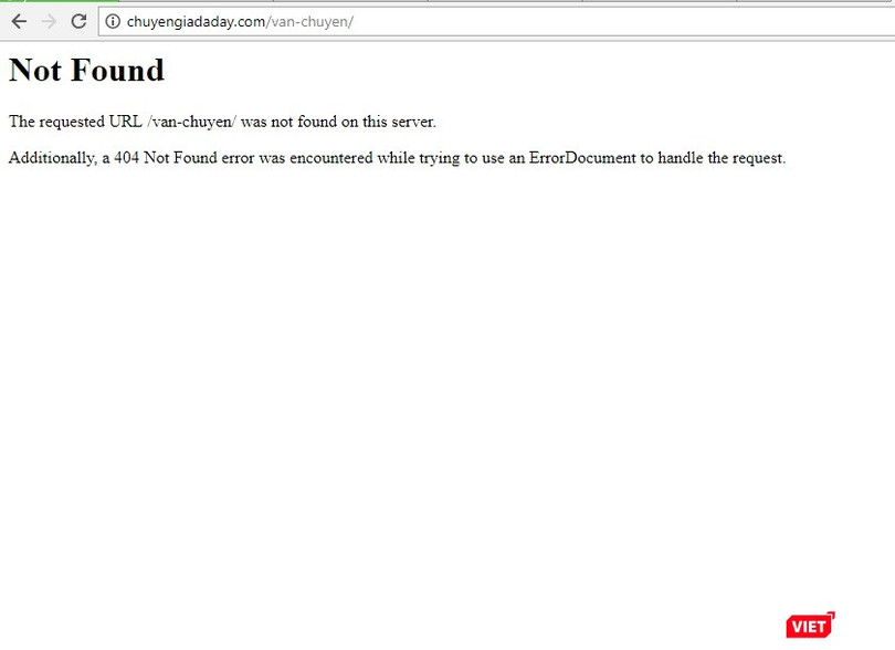 website http://chuyengiadaday.com đã không truy cập được.