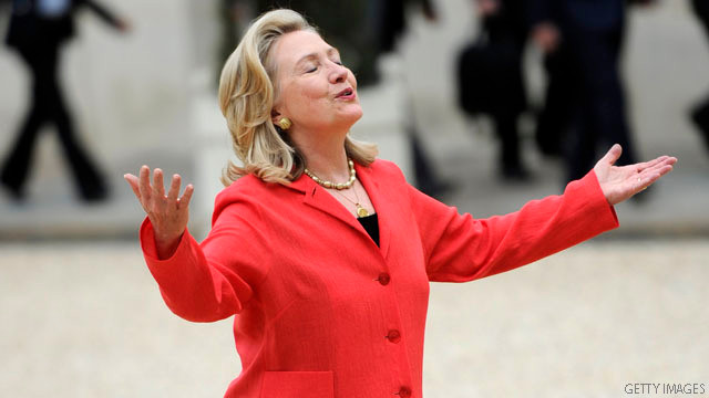 Bà Hillary Clinton.