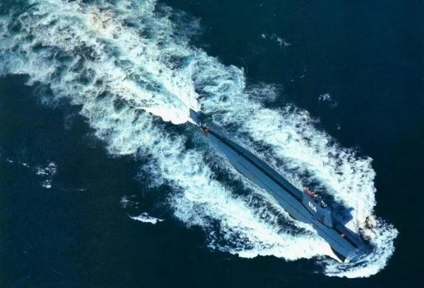 Tàu ngầm hạt nhân chiến lược Trung Quốc. Nguồn ảnh: Thời báo Hoàn Cầu, Trung Quốc.