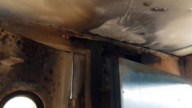 Ngày 6/6 lại tiếp tục để chậm điện cháy toa tàu khách tàu NH1 (Huế- Nha Trang)