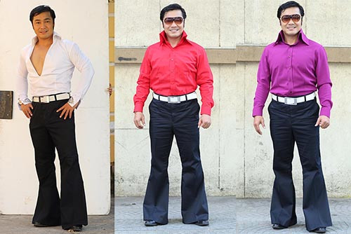 Tạo hình mới của Lý Hùng trong phim "Hy sinh đời trai".