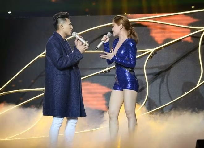 Giang Hồng Ngọc và Isaac có màn kết hợp ấn tượng trong đêm gala trao giải