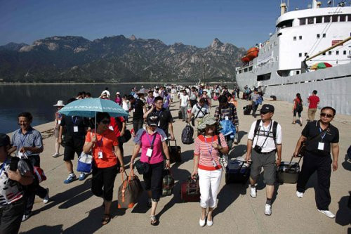 Khách du lịch đến Triều Tiên ngày càng tăng. Ảnh: telegraph