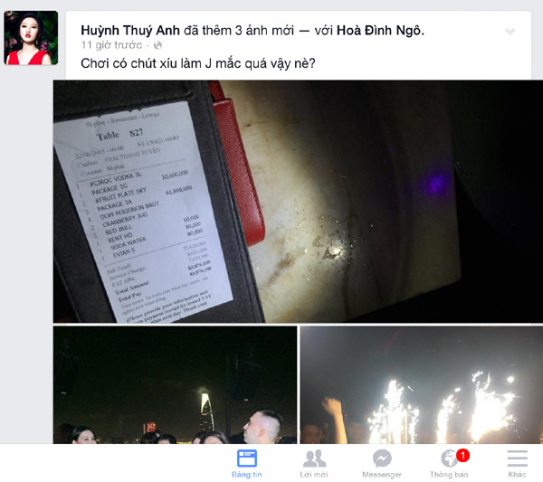 Mỹ nữ showbiz Việt lên phây: Hết moi tiền lại ăn vạ... ảnh 1