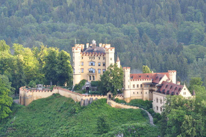 Lâuđài Hohenschwangau - Ảnh: flickr
