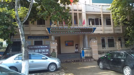 Sở Giáo dục và Đào tạo Hà Tĩnh, nơi 7 cán bộ bị nhắc nhở vì không uống một loại bia sản xuất tại Hà Tĩnh