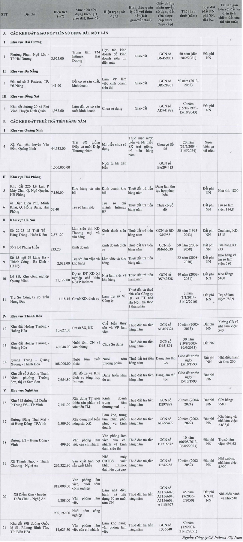 "Đại gia" Intimex: Lỗ triền miên, vớt vát từ quỹ đất ảnh 4