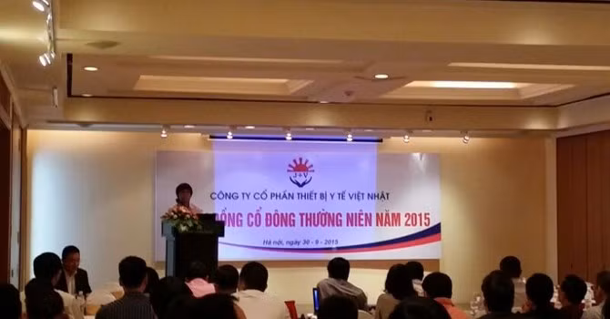 ĐHĐCĐ thường niên 2015 của JVC sáng nay.