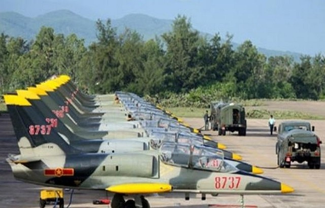 Máy bay huấn luyện phản lực L-39 của Việt Nam tại Trung đoàn Không quân 910.