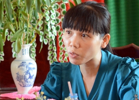 Bà Ngọc làm việc với cơ quan công an