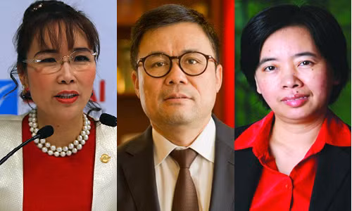 Bà Nguyễn Thị Phương Thảo, ông Nguyễn Duy Hưng và bà Đàm Bích Thủy (từ trái qua phải) đều khẳng định việc có tên trong Hồ sơ Panama do liên quan đến các hoạt động đầu tư hợp pháp của doanh nghiệp đã hoặc đang quản lý.