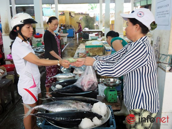 Sáng nay 3/5, cá biển sạch bắt đầu được bán ở các chợ Đà Nẵng ảnh 2