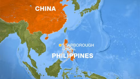 Tàu Trung Quốc xua đuổi tàu cá Việt Nam vào tránh gió tại bãi cạn Scarborough