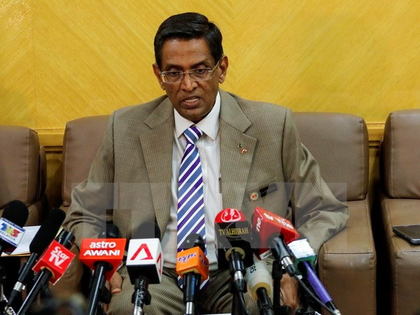 Bộ trưởng Y tế Subramaniam Sathasivam. (Ảnh: EPA/TTXVN)