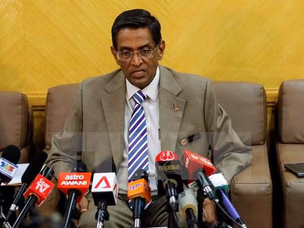 Bộ trưởng Y tế Subramaniam Sathasivam. (Ảnh: EPA/TTXVN)