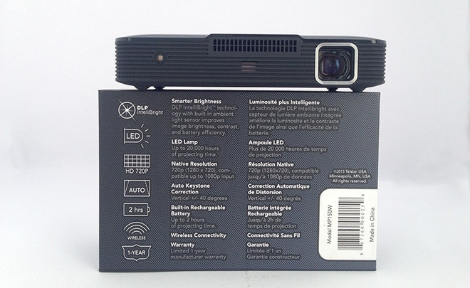 Miroir MP150W được tích hợp kết nối không dây Wi-Fi cho phép nhận và phát hình ảnh tĩnh, file tài liệu thuyết trình từ smartphone, máy tính bảng mà không cần đến dây cáp kết nối. Độ lớn hình ảnh chiếu ra từ 20 đến 100 inch và hỗ trợ độ phân giải Full HD 1.080p. Miroir MP150W được tích hợp kết nối không dây Wi-Fi cho phép nhận và phát hình ảnh tĩnh, file tài liệu thuyết trình từ smartphone, máy tính bảng mà không cần đến dây cáp kết nối. Độ lớn hình ảnh chiếu ra từ 20 đến 100 inch và hỗ trợ độ phân giải Full HD 1.080p.