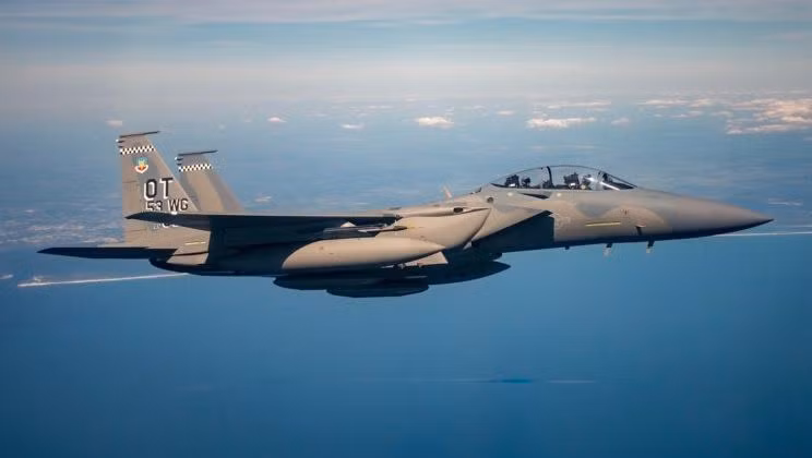 Máy bay chiến đấu F-15EX Eagle II của Không quân Mỹ (Ảnh: Military Watch Magazine)