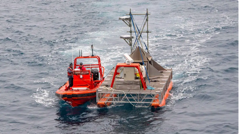 Mục tiêu của tên lửa SM-6 được xác định trước cuộc thử nghiệm có người lái / không người lái vào tháng 4 năm 2021 (Ảnh: The Drive) Mục tiêu của tên lửa SM-6 được xác định trước cuộc thử nghiệm có người lái / không người lái vào tháng 4 năm 2021 (Ảnh: The Drive)