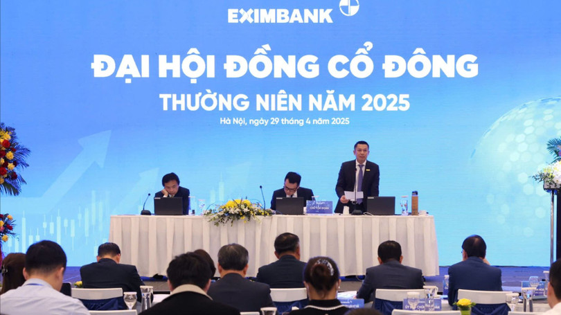 Đại hội đồng cổ đông (ĐHĐCĐ) thường niên năm 2025 của Eximbank. Ảnh: NM 