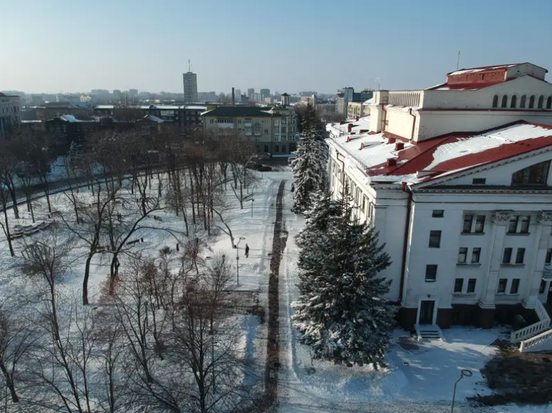 Mariupol, Ukraine - Ngày 27 tháng 1 năm 2022: Nhà hát Mariupol trước vụ đánh bom (Ảnh: Business Insider) Mariupol, Ukraine - Ngày 27 tháng 1 năm 2022: Nhà hát Mariupol trước vụ đánh bom (Ảnh: Business Insider)