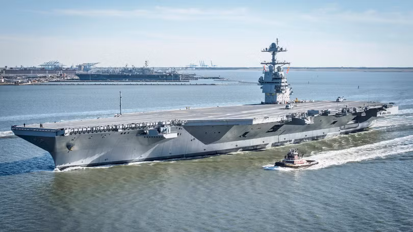 Tàu sân bay USS Gerald Ford (Ảnh: Popular Mechanics)