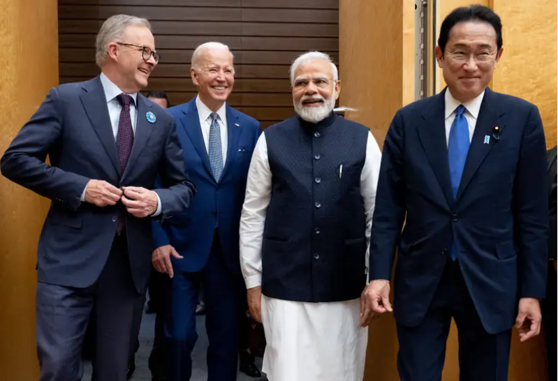 Tổng thống Joe Biden, Thủ tướng Nhật Bản Fumio Kishida, Thủ tướng Ấn Độ Narendra Modi và Thủ tướng Úc Anthony Albanese tại hội nghị thượng đỉnh các nhà lãnh đạo Quad ở Tokyo, ngày 24/5/2022 (Ảnh: Business Insider)