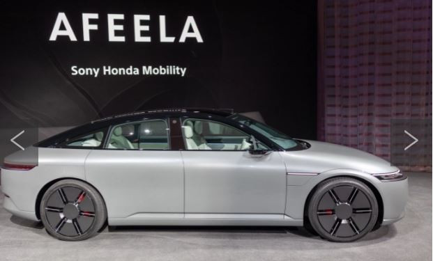 Phần thân của mẫu xe điện Afeela của Sony (Ảnh: Digital Trends)