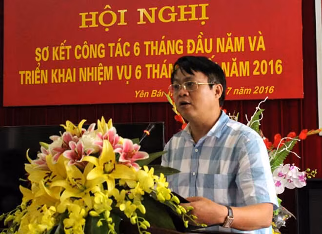 Giám đốc Sở Tài nguyên và Môi trường Yên Bái Phạm Sỹ Quý.