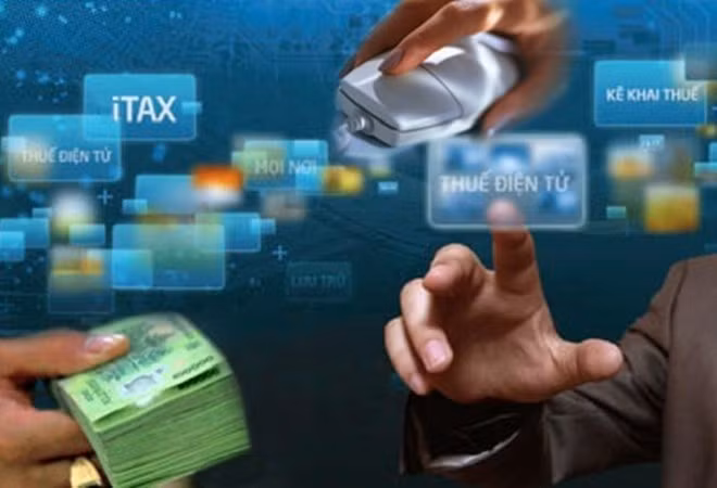 Từ tháng 12-2015, ngân hàng chỉ cung cấp dịch vụ nộp thuế điện tử và không thực hiện thu thuế trực tiếp tại quầy (trừ trường hợp lỗi hệ thống) - Nguồn: Bộ Tài chính