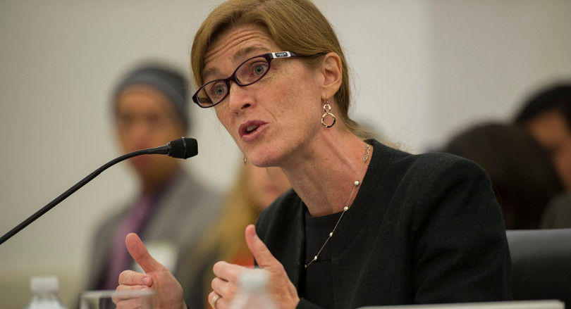 Đại sứ Mỹ tại Liên Hợp Quốc Samantha Power.