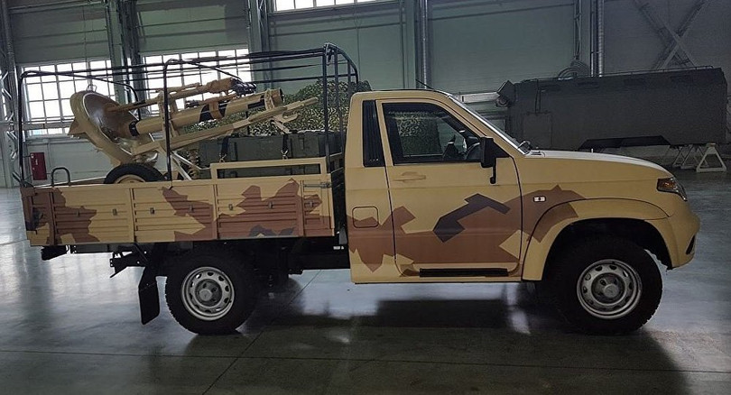 Nga đưa mẫu UAZ-3163 "Patriot" vào hoạt động tích cực ở Syria.