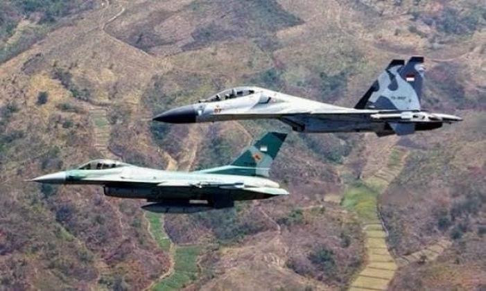 Không quân Indonesia đang sử dụng song song máy bay chiến đấu F-16 và Su-27 (Ảnh: Military Watch Magazine)