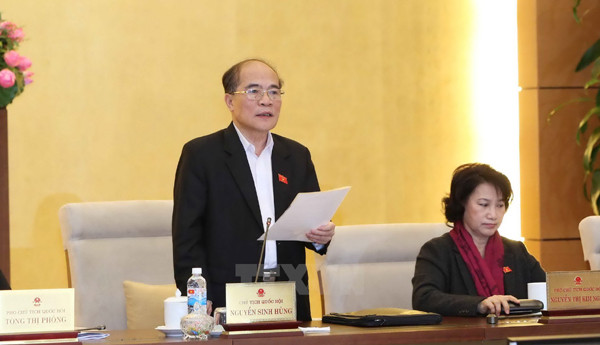 Chủ tịch QH Nguyễn Sinh Hùng. Ảnh: TTXVN