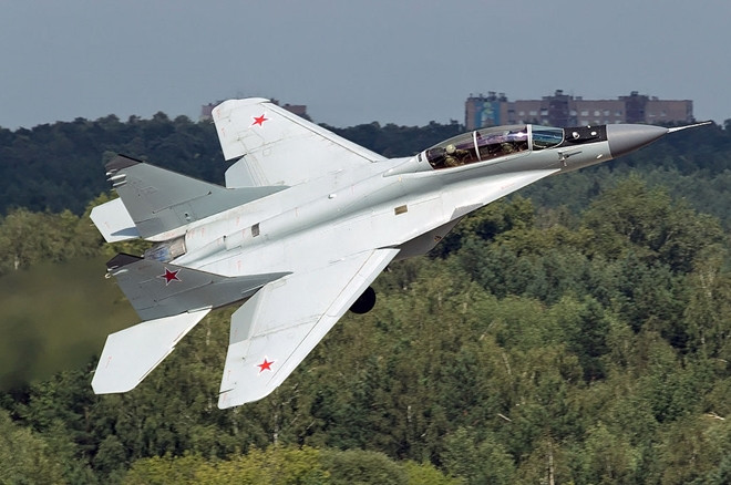 Một chiếc Mig-29M2 (bản huấn luyện của Mig-29M)