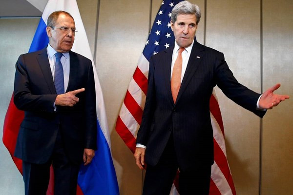 Hai Ngoại trưởng Nga - Mỹ sau cuộc họp báo thông báo thỏa thuận ngưng bắn