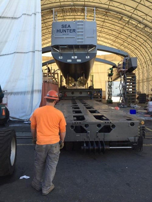 Mỹ công khai hình ảnh tàu robot săn tàu ngầm ảnh 2 Mỹ công khai hình ảnh tàu robot săn tàu ngầm ảnh 2