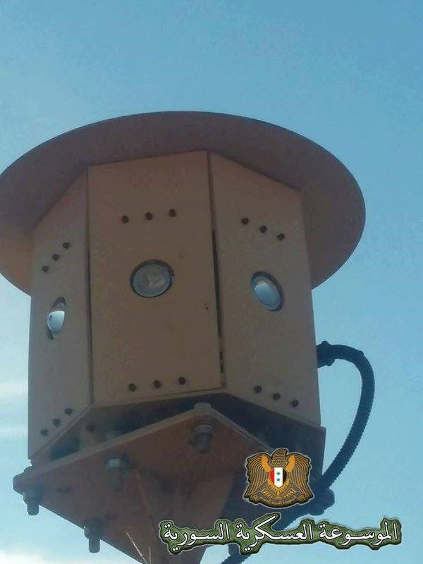 Thiết bị lắp trên xe của quân chính phủ Syria