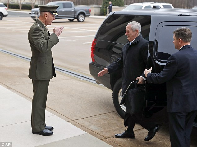 Tướng Mattis đến Lầu Năm Góc trên cương vị Bộ trưởng quốc phòng Mỹ