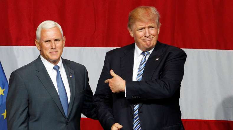 Tân Tổng thống và tân Phó Tổng thống Mỹ nhiệm kỳ tới.